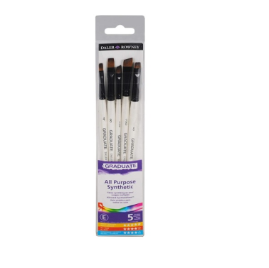 Kit Pincel Sintetico C/5 212550008 Daler Rowney